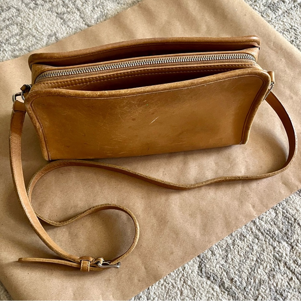 Coach Tan Leather Bag - Sutton Crossbody